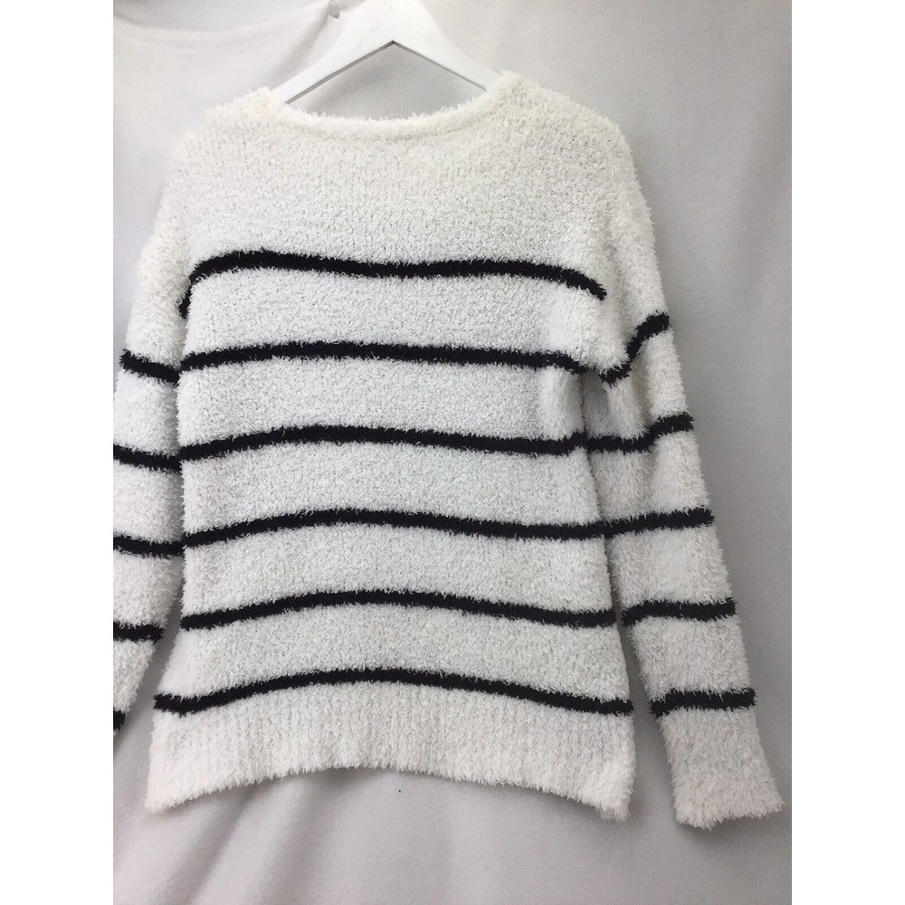 Workshop Republic Clothing Stripped Pullover Eyelash Sweater Women’s Size Large - Picture 10 of 10